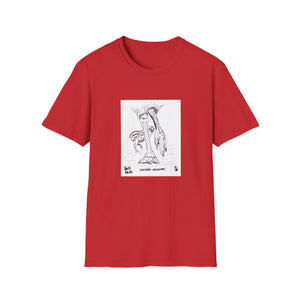 Southern Cassowary with chick - Unisex Softstyle T-Shirt Printify