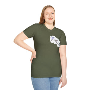 A trio of  Fairy-wrens (spendid, superb and lovely) - Small design - Unisex Softstyle T-Shirt Printify