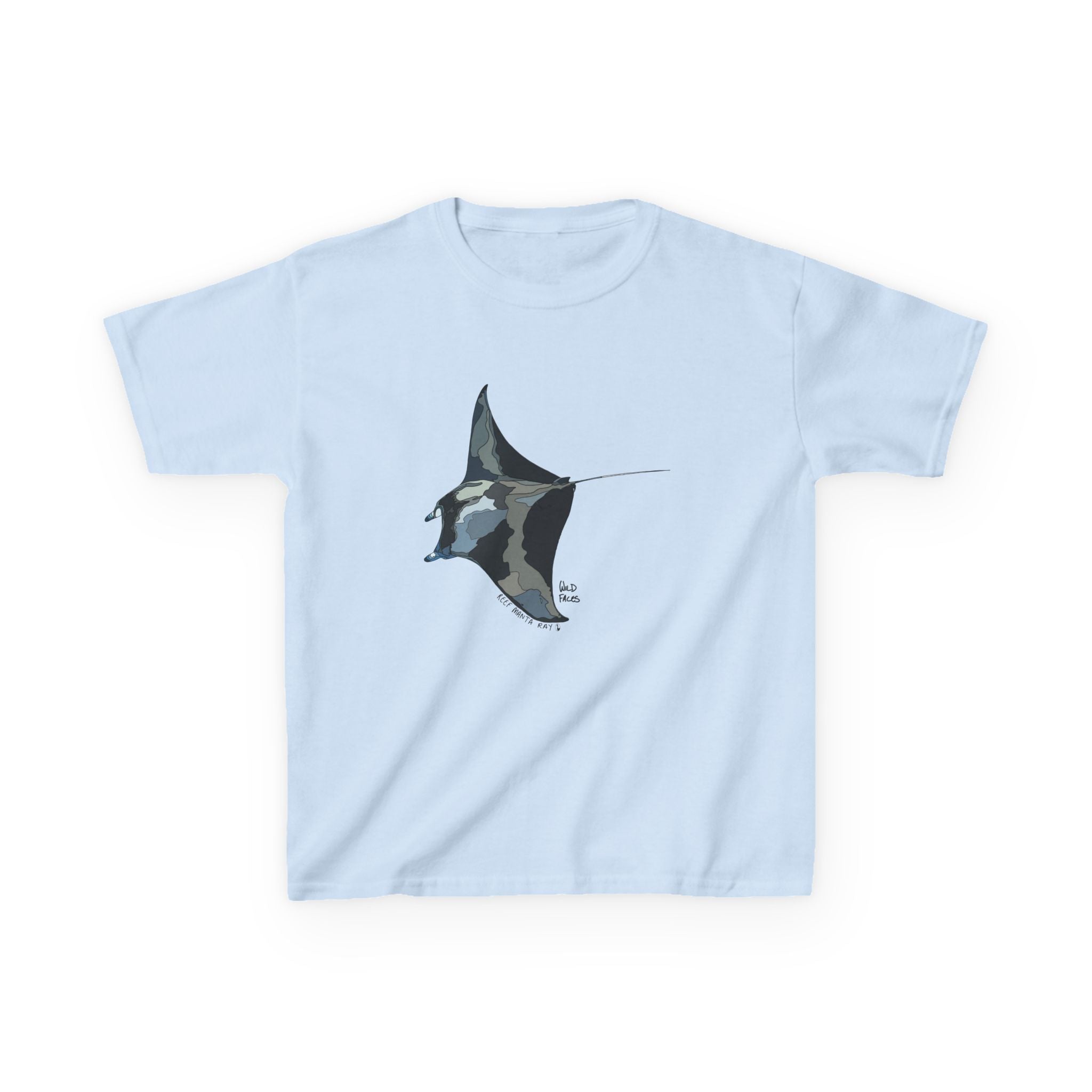 Reef Manta Ray| Kids Heavy Cotton™ Tee Printify