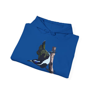 Blue-faced Honeyeater | Unisex Heavy Blend™ Hooded Sweatshirt Printify