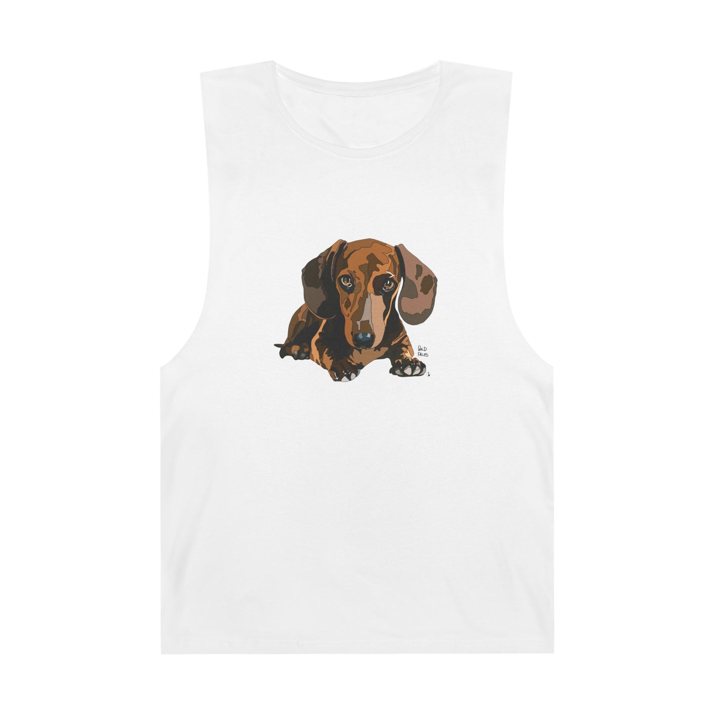 Dachshund (body) - Unisex Barnard Tank