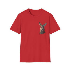 Eastern Grey Kangaroo - Small design - Unisex Softstyle T-Shirt Printify