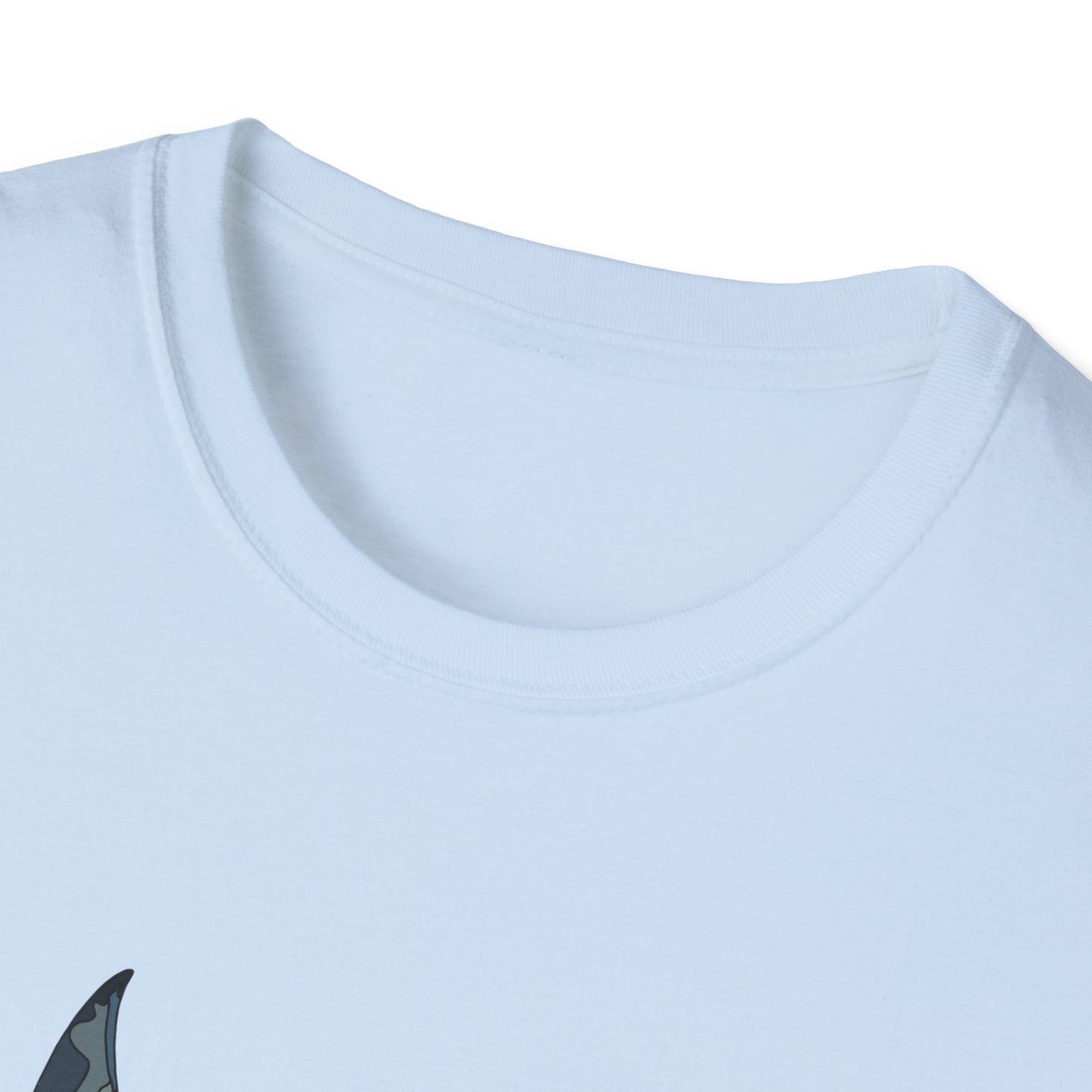 Reef Manta Ray- large design - Unisex Softstyle T-Shirt