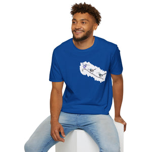 A trio of  Fairy-wrens (spendid, superb and lovely) - Small design - Unisex Softstyle T-Shirt Printify