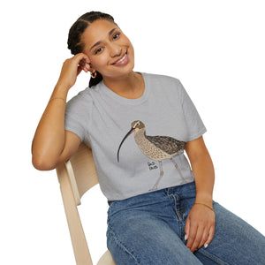 Eastern Curlew- Unisex Softstyle T-Shirt Printify