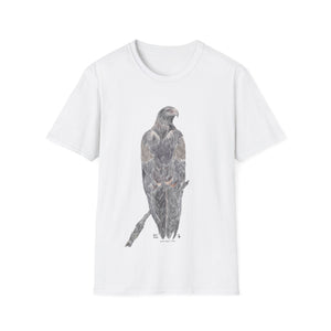 Wedge-tailed Eagle (pastel design) - Unisex Softstyle T-Shirt Printify