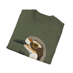 Bush Stone-curlew Head - Unisex Softstyle T-Shirt Printify