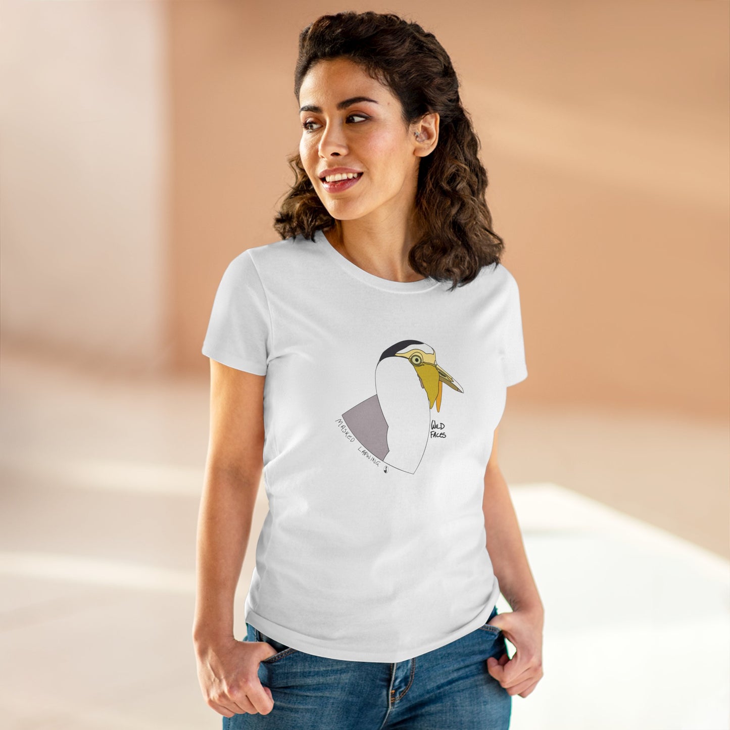 Masked Lapwing - Women's Midweight Cotton Tee