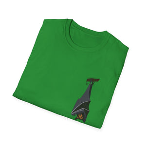 Spectacled Flying Fox - Small design - Unisex Softstyle T-Shirt Printify