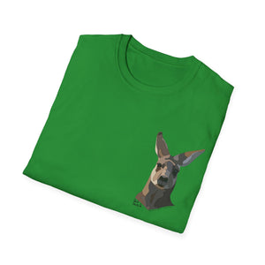 Eastern Grey Kangaroo - Small design - Unisex Softstyle T-Shirt Printify