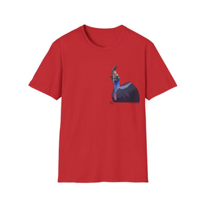 Southern Cassowary - Small design - Unisex Softstyle T-Shirt Printify