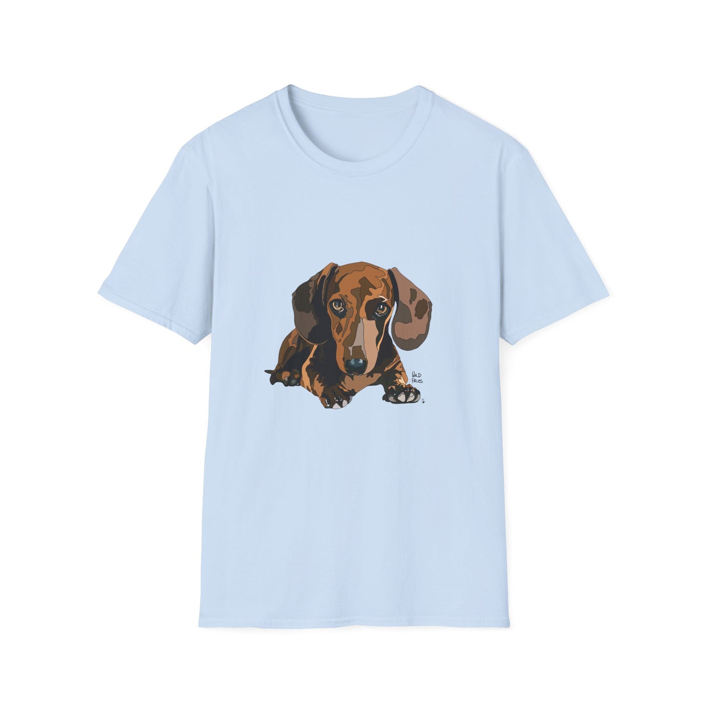 Dachshund (body) - Unisex Softstyle T-Shirt