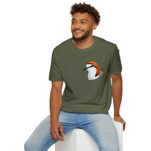 Red-capped Plover- Small design - Unisex Softstyle T-Shirt Printify