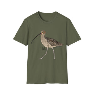 Eastern Curlew- Unisex Softstyle T-Shirt Printify