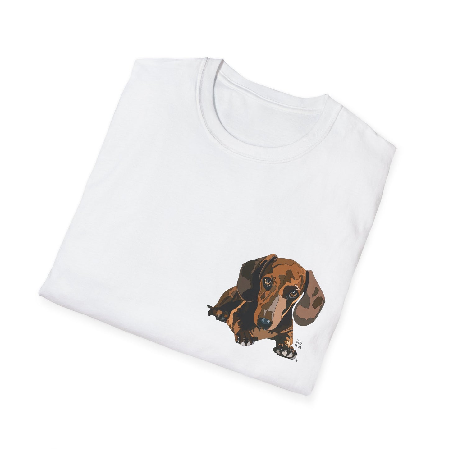 Dachshund (small body) - Unisex Softstyle T-Shirt