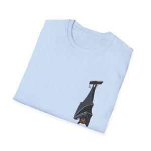 Spectacled Flying Fox - Small design - Unisex Softstyle T-Shirt Printify