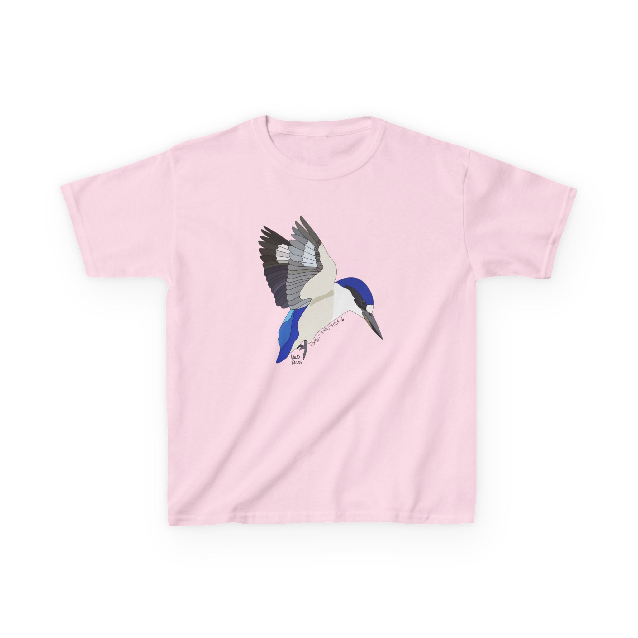 Forest Kingfisher (flying) | Kids Heavy Cotton™ Tee