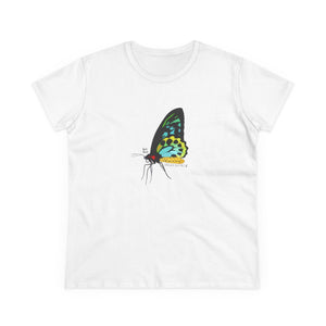 Birdwing Butterfly - Women's Midweight Cotton Tee Printify
