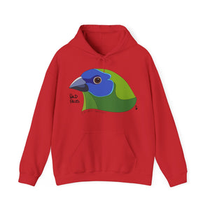 Blue-faced Parrotfinch | Unisex Heavy Blend™ Hooded Sweatshirt Printify