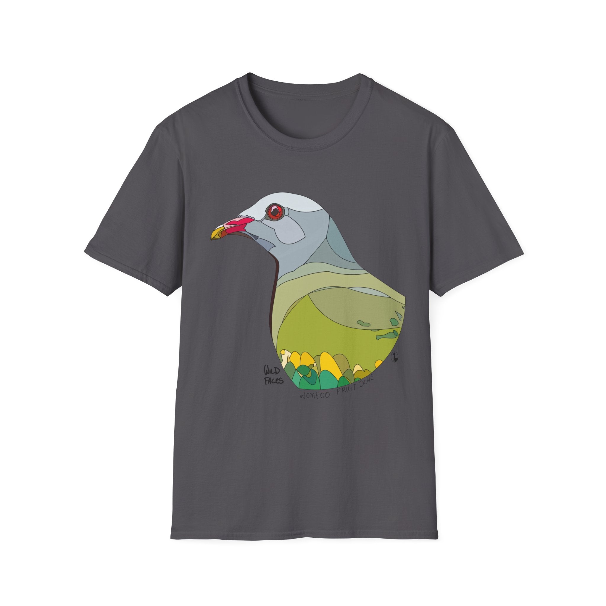 Wompoo Fruit Dove - Unisex Softstyle T-Shirt