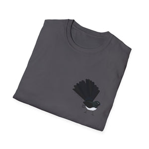 Willy Wagtail - Small design - Unisex Softstyle T-Shirt Printify
