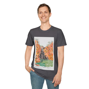 Southern Rockhole, Nitmiluk- Unisex Softstyle T-Shirt Printify
