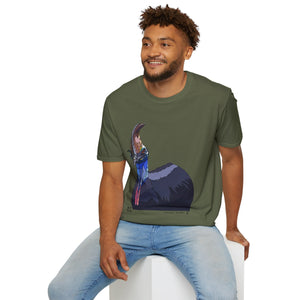 Southern Cassowary - Unisex Softstyle T-Shirt Printify
