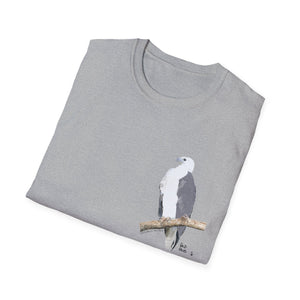 White-bellied Sea Eagle - Small design - Unisex Softstyle T-Shirt Printify