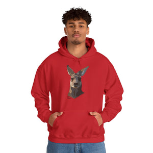 Eastern Grey Kangaroo | Unisex Heavy Blend™ Hooded Sweatshirt Printify