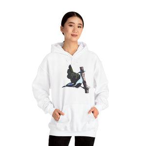 Blue-faced Honeyeater | Unisex Heavy Blend™ Hooded Sweatshirt Printify