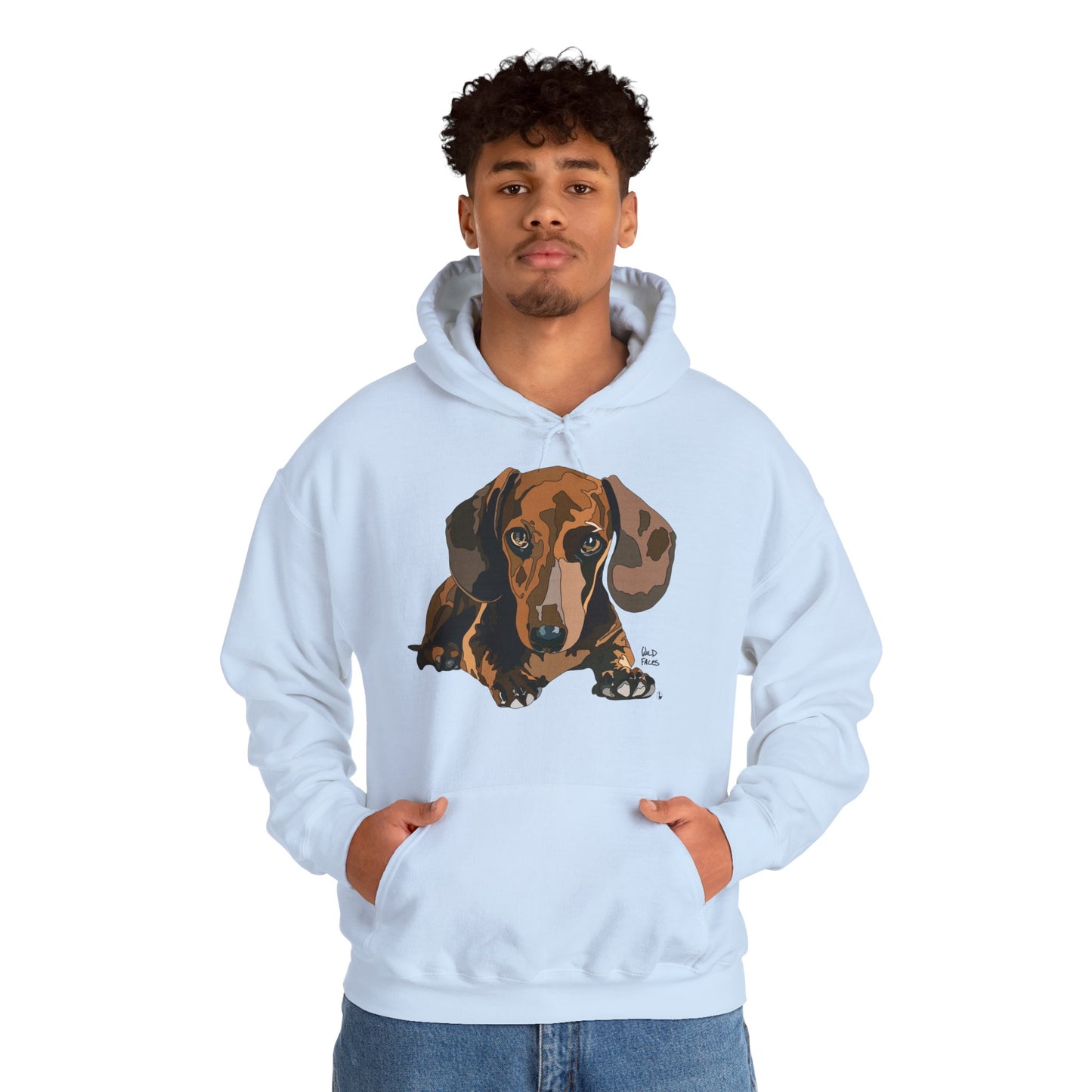 Dachshund (body) | Unisex Heavy Blend™ Hooded Sweatshirt