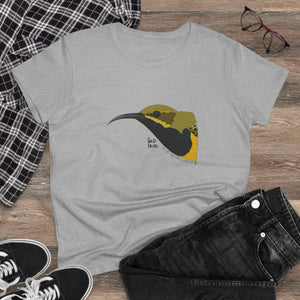 Olive-backed Sunbird - Women's Midweight Cotton Tee Printify