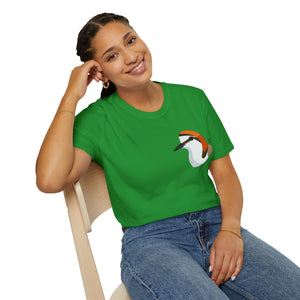 Red-capped Plover- Small design - Unisex Softstyle T-Shirt Printify