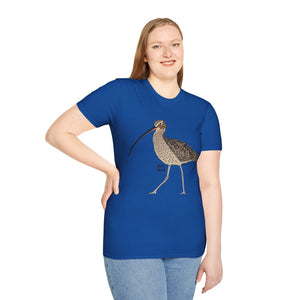 Eastern Curlew- Unisex Softstyle T-Shirt Printify
