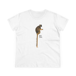 Lumholtz's Tree Kangaroo - Women's Midweight Cotton Tee Printify