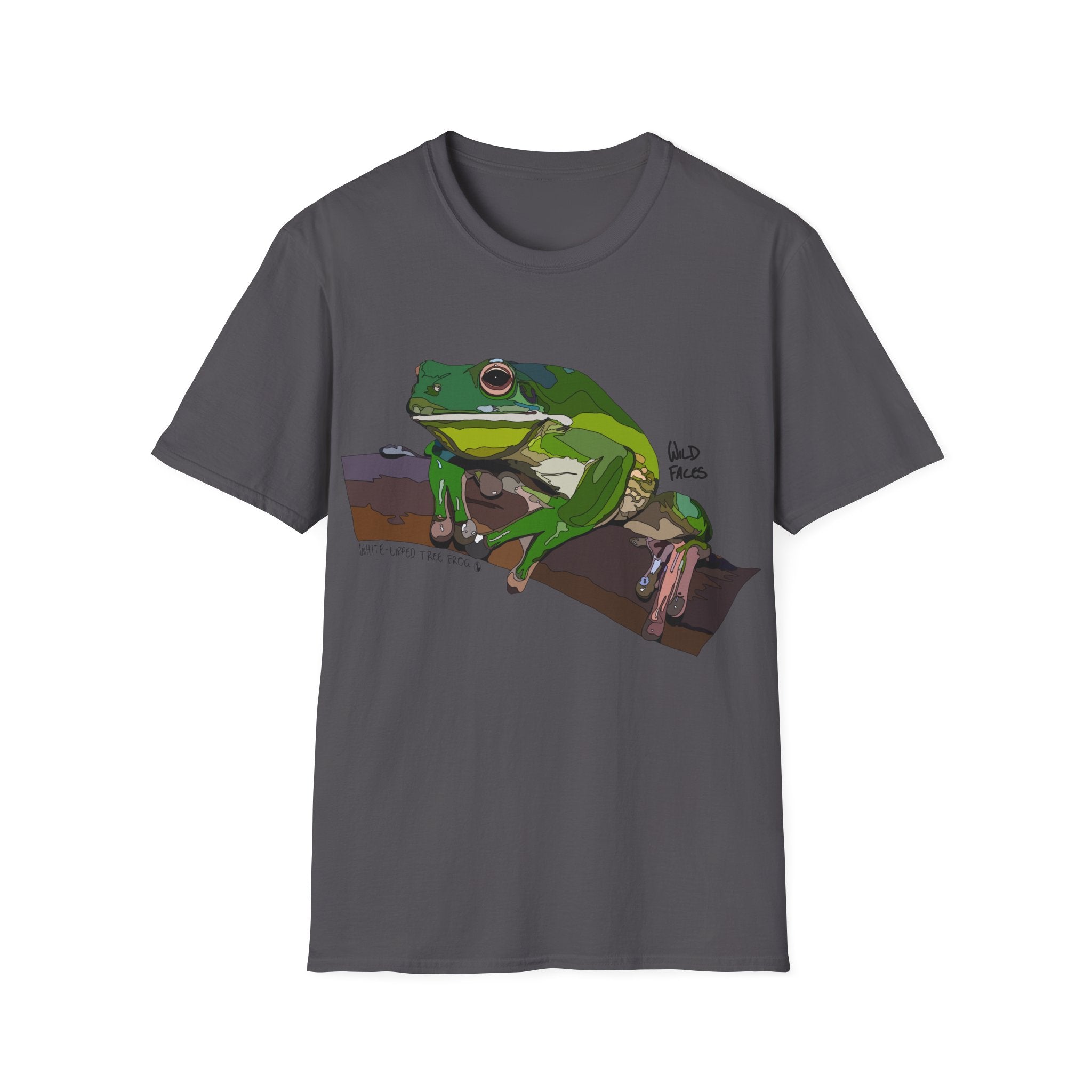White-lipped Tree Frog - Unisex Softstyle T-Shirt