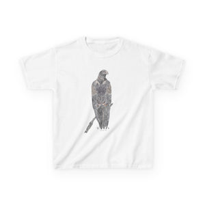 Wedge-tailed Eagle (pastel design) | Kids Heavy Cotton™ Tee Printify
