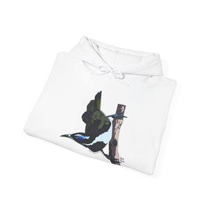 Blue-faced Honeyeater | Unisex Heavy Blend™ Hooded Sweatshirt Printify