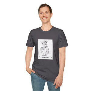Southern Cassowary with chick - Unisex Softstyle T-Shirt Printify