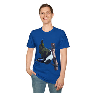Blue-faced Honeyeater - Unisex Softstyle T-Shirt Printify