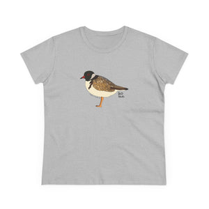 Hooded Plover - Women's Midweight Cotton Tee Printify
