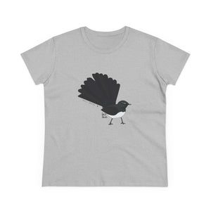 Willy Wagtail - Women's Midweight Cotton Tee Printify