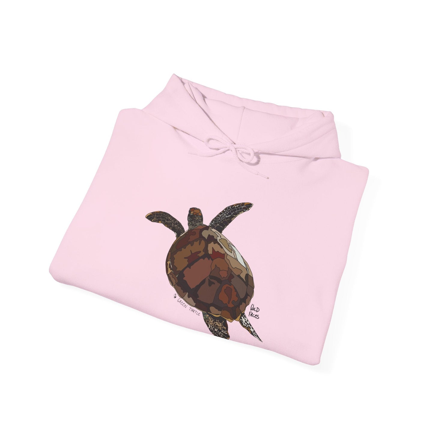 Green Turtle | Unisex Heavy Blend™ Hooded Sweatshirt Printify