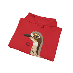 Bush-stone Curlew (head) | Unisex Heavy Blend™ Hooded Sweatshirt Printify