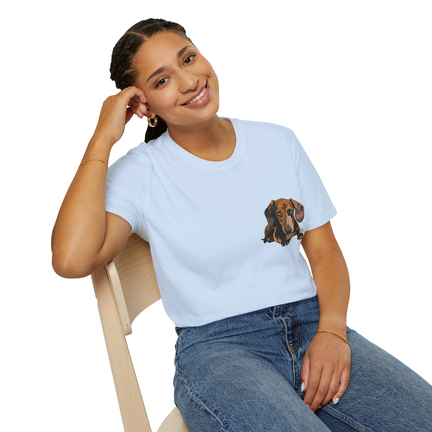 Dachshund (small body) - Unisex Softstyle T-Shirt