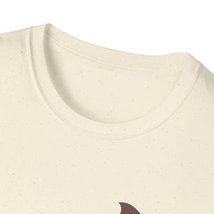 Spectacled Flying Fox (in flight) - Small design - Unisex Softstyle T-Shirt Printify