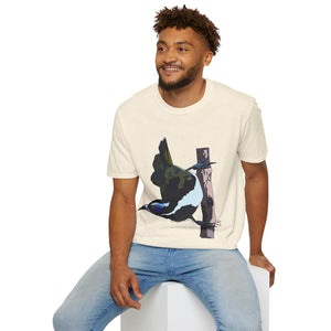 Blue-faced Honeyeater - Unisex Softstyle T-Shirt Printify