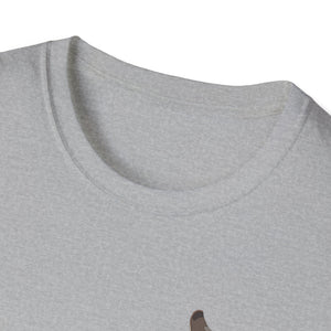 Eastern Grey Kangaroo - Small design - Unisex Softstyle T-Shirt Printify