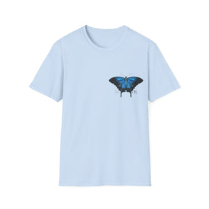 Ulysses Butterfly - Small design - Unisex Softstyle T-Shirt Printify