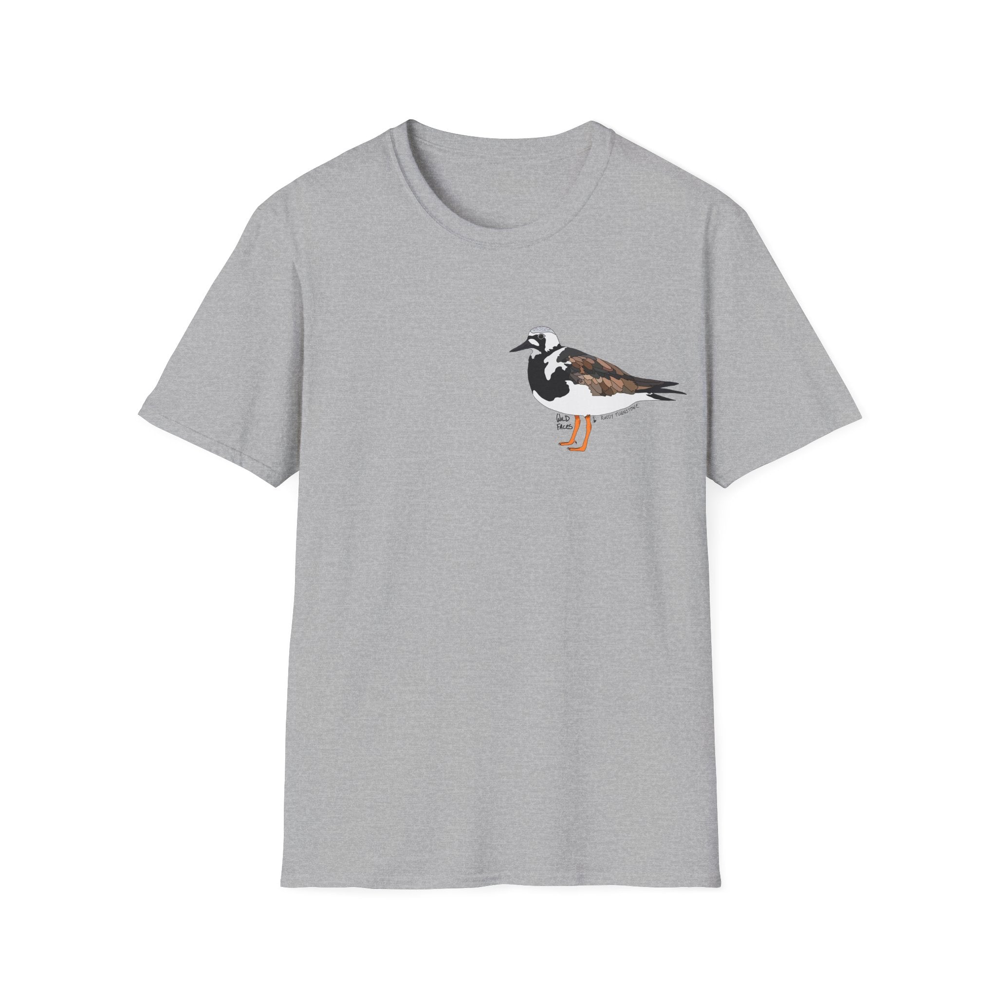 Ruddy Turnstone - small design - Unisex Softstyle T-Shirt Printify